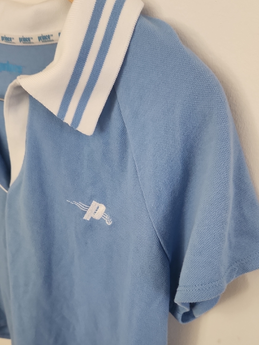 Prince Pickleball Light Blue Polo Actove Wear Large - Picture 4 of 6
